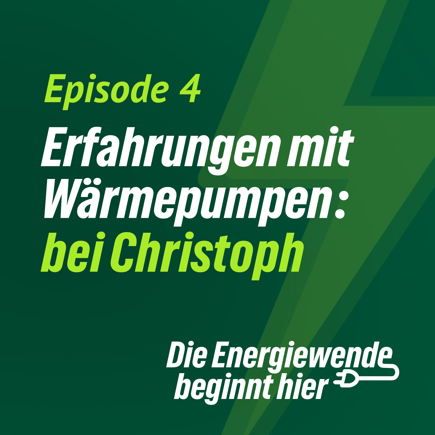 Erfahrungen mit Wärmepumpen(1) - bei Christoph episode artwork